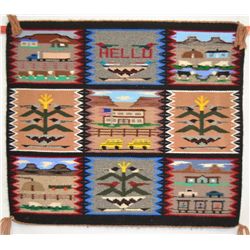 NAVAJO PICTORIAL TEXTILE
