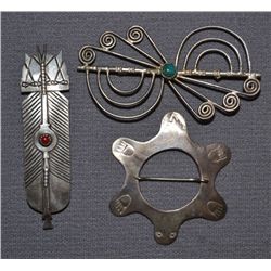COLLECTION OF THREE NAVAJO PINS