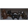 Image 2 : THREE SANTA CLARA POTTERY ANIMALS