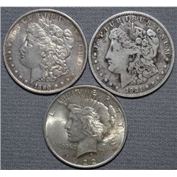 THREE SILVER DOLLARS