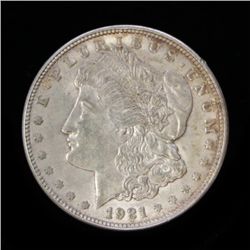 1921-D US Silver One Dollar $ 1 Morgan