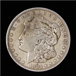 1921 US Silver One Dollar $1 Morgan