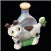 Image 1 : Whimsical Vintage Ceramic Flask