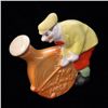 Image 1 : Whimsical Vintage Ceramic Flask