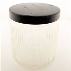 Burma Shave Glass Canister