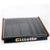Image 1 : Vintage Gillette Glass and Wood Display
