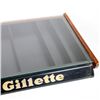 Image 2 : Vintage Gillette Glass and Wood Display