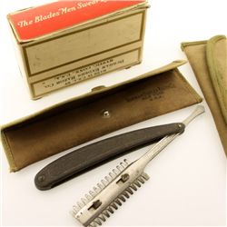 Lot of 2 Durham Duplex Khaki Razors