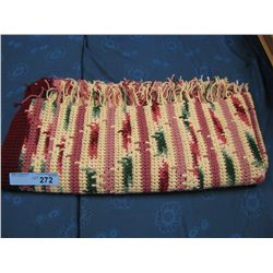 handmade wool throw