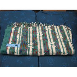 handmade wool throw