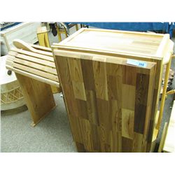 Saddle and tack case 58x17x43" high