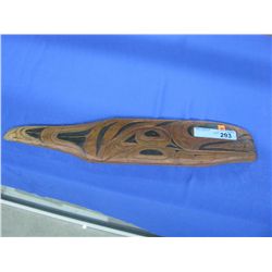 Carved Killer Whale by Stan Joseph of Squamish 16x21