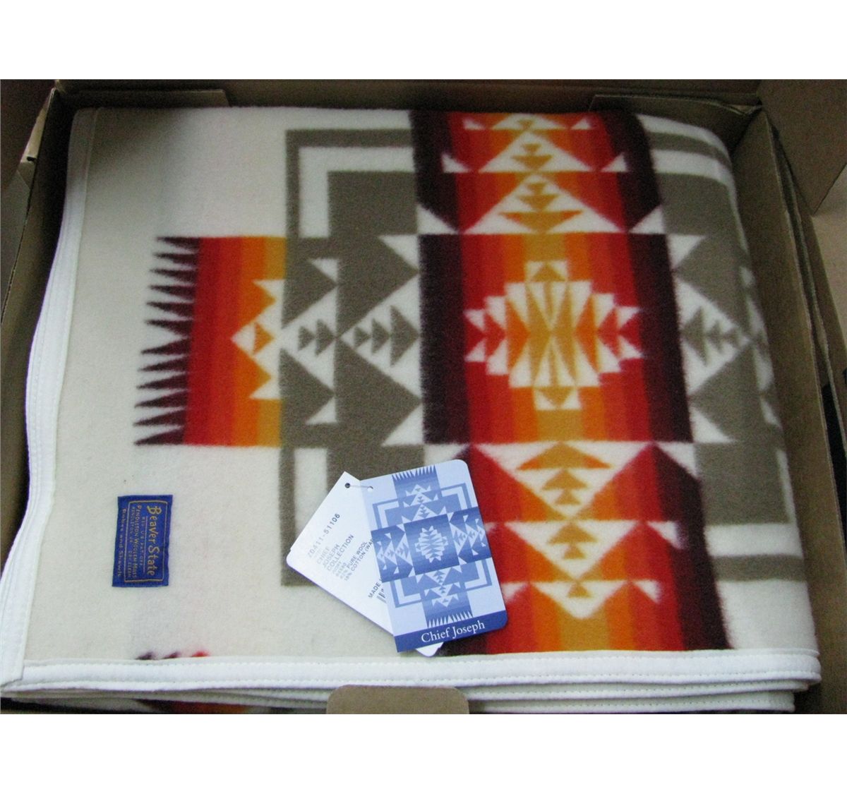 Pendleton Blanket Chief Joseph Collection Ivory