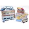 Image 1 : Dinky Toys, two no.982 Pullmore Car Transporters, no.531 Leyland Comet Lorry, 973 Goods Yard Cran...