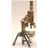 Image 1 : A lacquered brass microscope by J.Swift & Son, London with rack and pinion focusing and interchan...