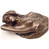 Image 1 : An early 20th century bronze bell push modelled as a nude maiden with nipple button, 4ins. £100-1...