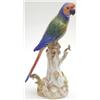 Image 1 : A Meissen brightly coloured parrot on a tree base, impressed 63 and 110, 13ins  £600-800...