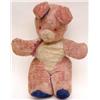 Image 1 : A Chad Valley pink and white plush Teddy Bear with blue foot pads, 2ft 6ins £30-50...