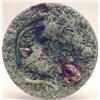 Image 1 : A Mafra Palissy style circular wall plaque with 2 lizards in burrows, toad, worm and small lizard...