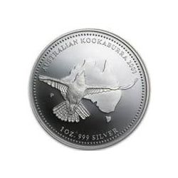 2001 1 oz Silver Australian Kookaburra