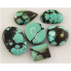 Natural Turquoise 139.58ctw Loose Small Gemstone Lot of