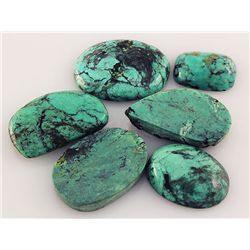 Natural Turquoise 133.64ctw Loose Small Gemstone Lot of