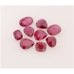 Mix Loose Gemstone Faceted Ruby Corrundum