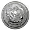 Image 1 : 2012 1 Kilo 32.15 oz Silver Australian Year of the Drag