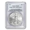 Image 1 : 2011 1 oz Silver American Eagle MS-69 PCGS