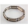Image 1 : Men's Stainless Electroplated Bracelet 8 3/4" with Gold