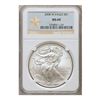 Image 1 : 2008-W (Burnished) Silver American Eagle MS-69 NGC