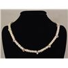 Image 1 : WHITE FRESHWATER PEARL 273.97CTW SEMI-ROUND NECKLACE
