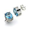 Image 1 : Aqua Marine 2.20ctw Earring 14kt White Gold