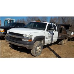 2002 Chevy 3500 Duramax Flatbed Truck