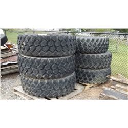 Tires, Army Truck w/wheels (6)