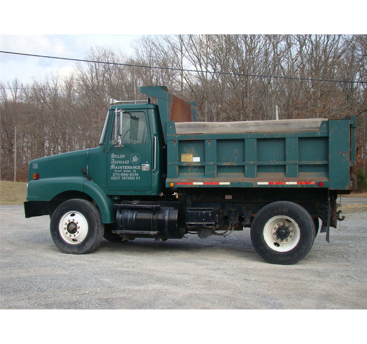 1992 Volvo Single Axle Dump Truck
