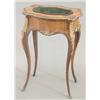 Image 1 : A late 19th century French rosewood and marquetry jardiniere, of serpentine rectangular form, wit...