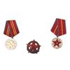 THREE SOVIET-ERA RUSSIAN MEDALS