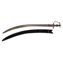 AN INDIAN TULWAR SWORD