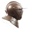 Image 2 : A CLOSED BURGONET HELMET