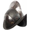 Image 8 : A BLACK & WHITE MORION HELMET