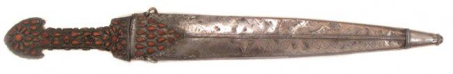 AN OTTOMAN HANCER DAGGER