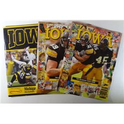 3 Official Programs -- University of Iowa - Oct2, '04, OCT16, '04, Oct 30 '10
