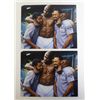 Image 1 : Lot of 2 - 8 x 10 photos w/Terry Crew, Mike Epps, Ice Cube -- unknown AUTOGRAPH