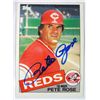 Image 1 : 1985 TOPPS PETE ROSE AUTOGRAPH / SIGNED CARD
