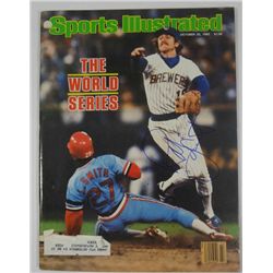 Robin Yount AUTOGRAPH/Signed Sports Illustrated October 25, 1982