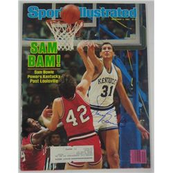 Sam Bowie AUTOGRAPH/Signed Sports Illustrated December 5, 1983