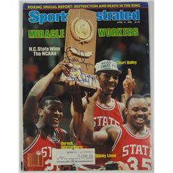 Thurl Bailey AUTOGRAPH/Signed Sports Illustrated APRIL 11, 1983
