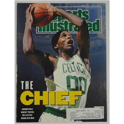 Robert Parish AUTOGRAPH/Signed Sports Illustrated MARCH 11, 1991
