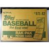 Image 1 : 1982 TOPPS BASEBALL RAK PAK CASE (144 packs) - SEALED - RIPKEN JR ROOKIES